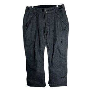 Ride Snowboards Women's Insulated Cargo Snow Pants - Size Medium gray